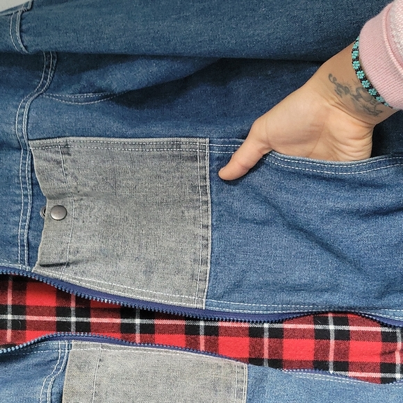 Jean jacket reversible vintage - Picture 2 of 5